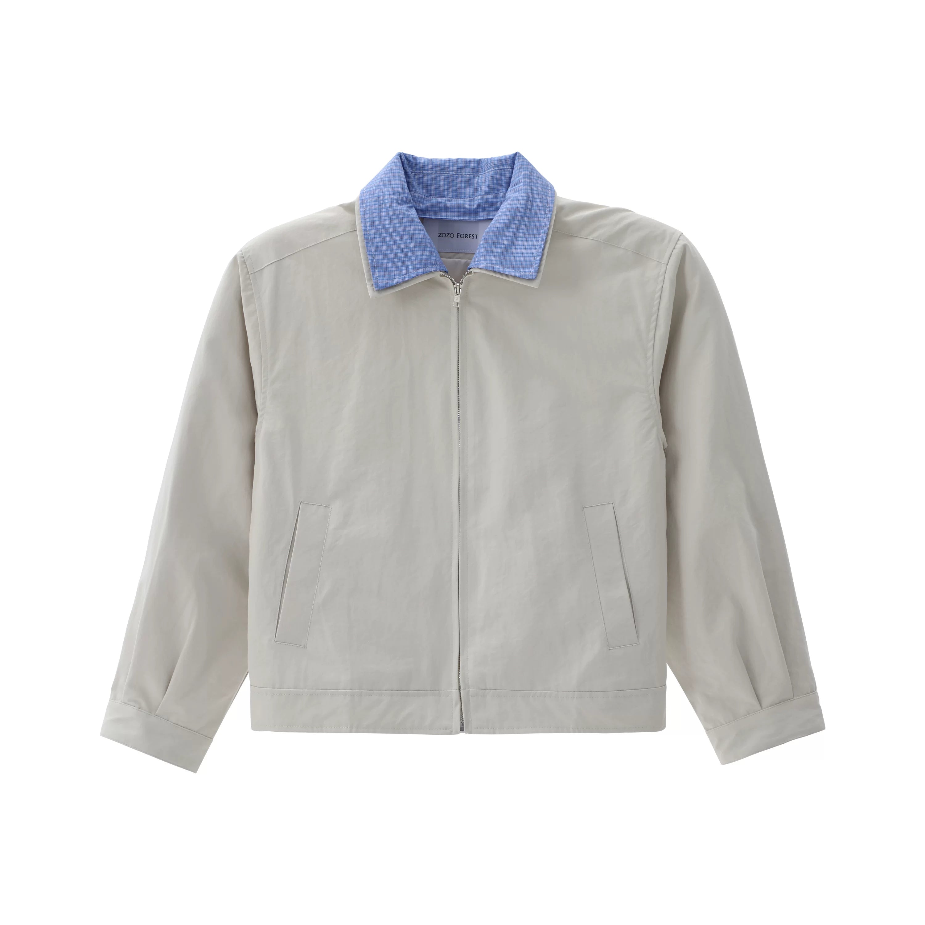 ZOZOFOREST Replacement "Old Money Plaid Splicing Jacket