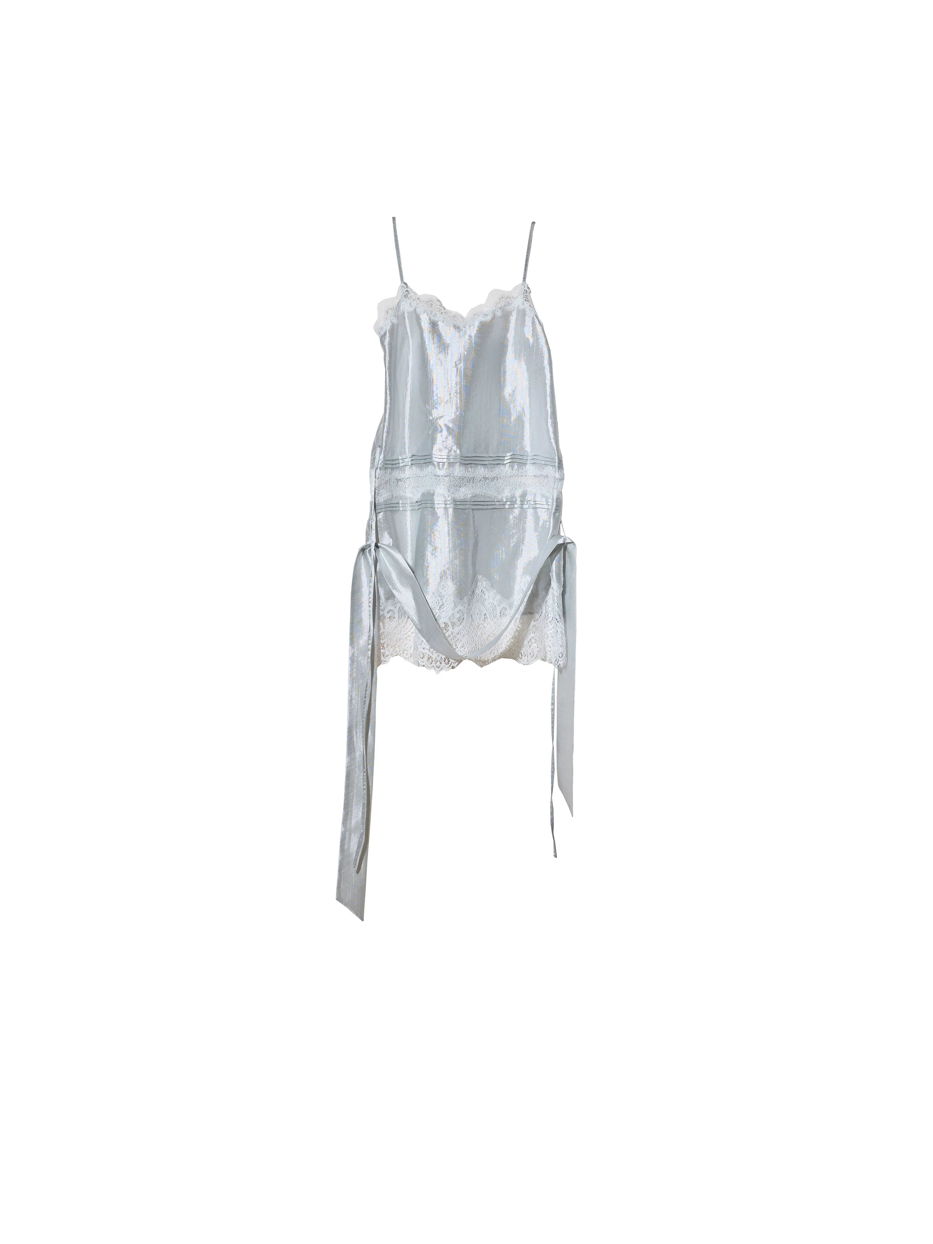JNYLON Versatile Lace Patchwork Satin Camisole