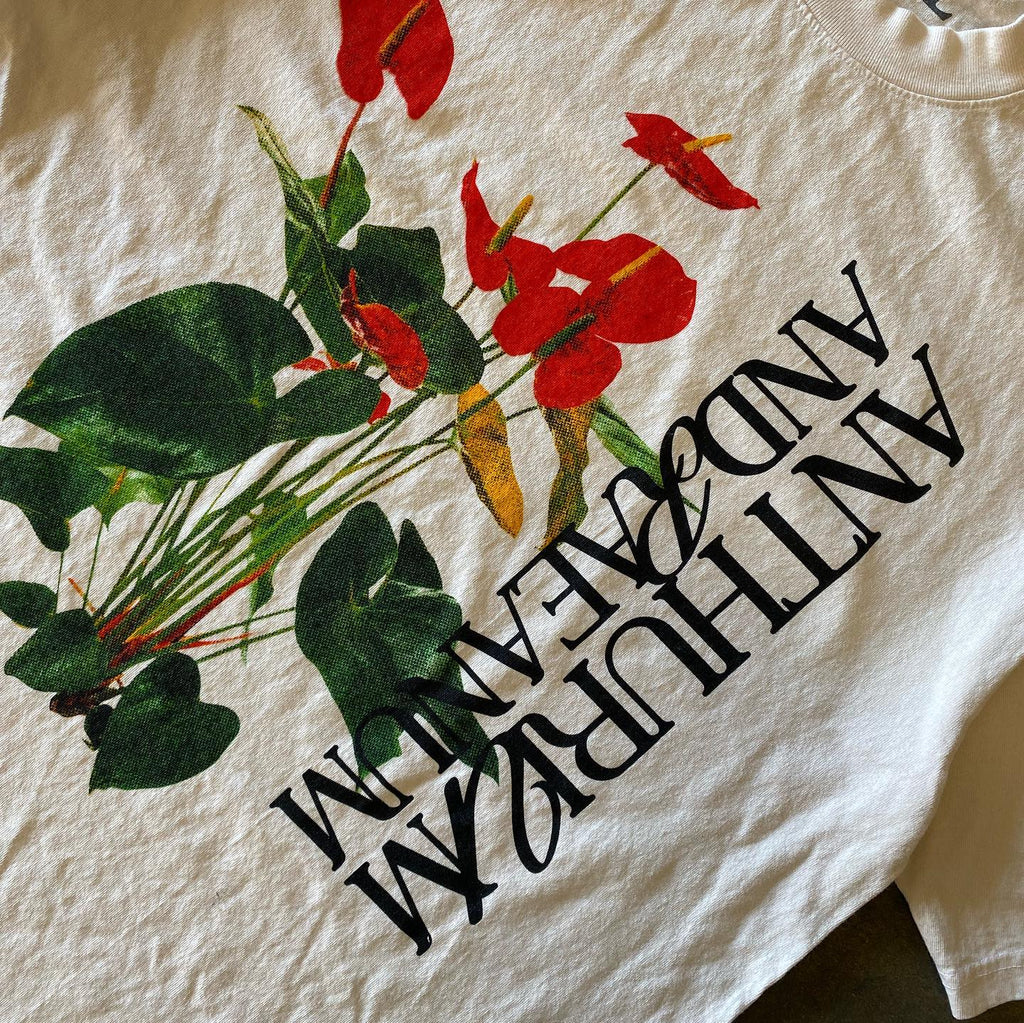 Wang Youbing Studio! Flower 260g 100% Cotton Tee