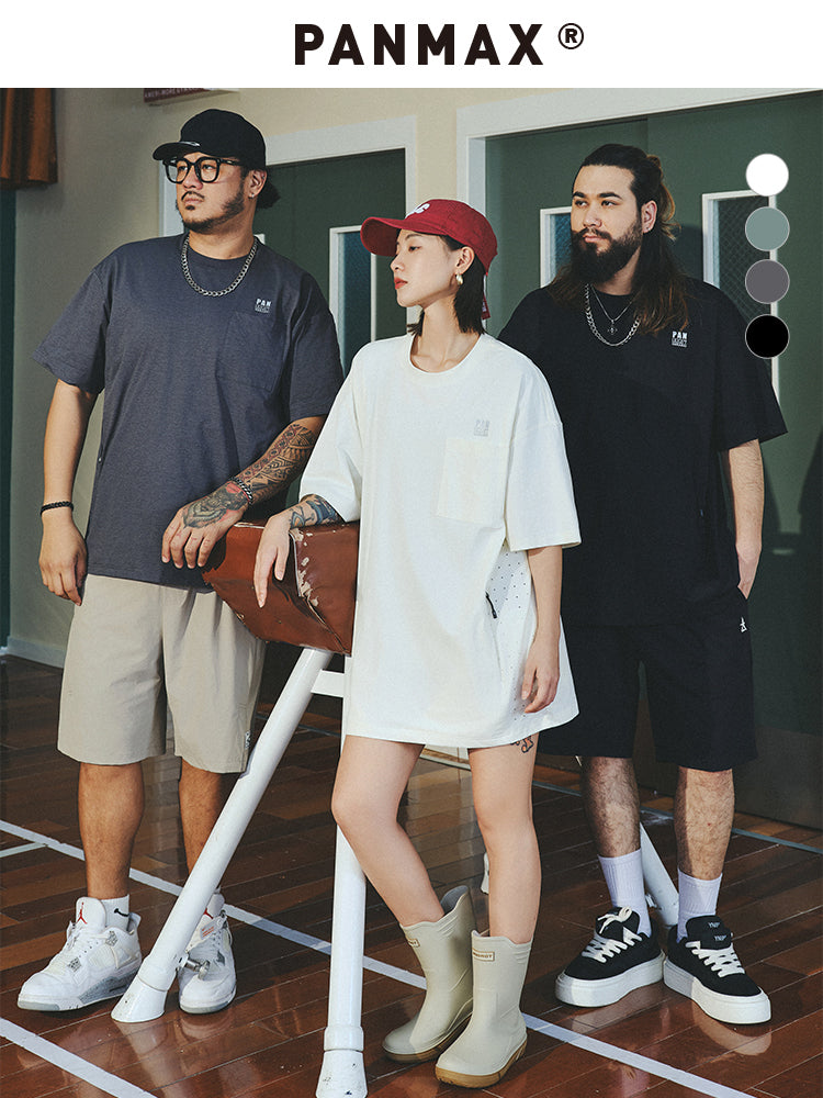 PANMAX Simple Large Pocket Zipper Cool Sunscreen Tee