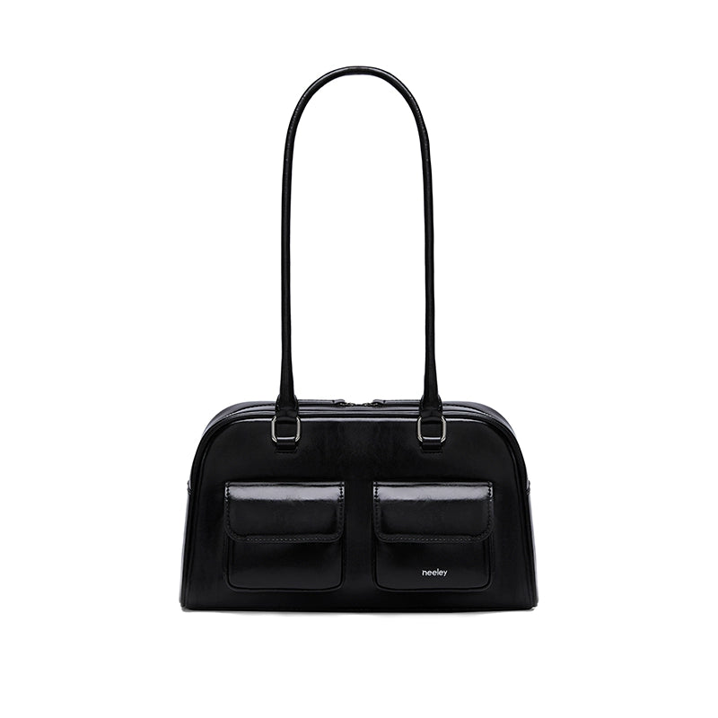 Neeley Leather Boston Bag Shoulder Underarm Bag