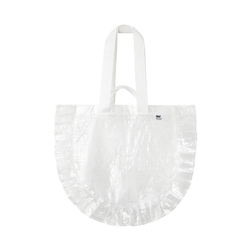 CryingCenter Shell Pleated Woven Bag