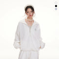 Imone Splicing Lace Light Loose Short Coat