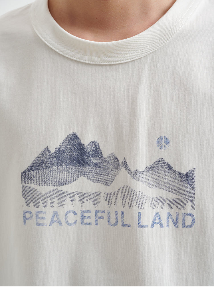 BUTTBILL 25SS Mountains non-sensory water pulp Sorona UPF50 Tee