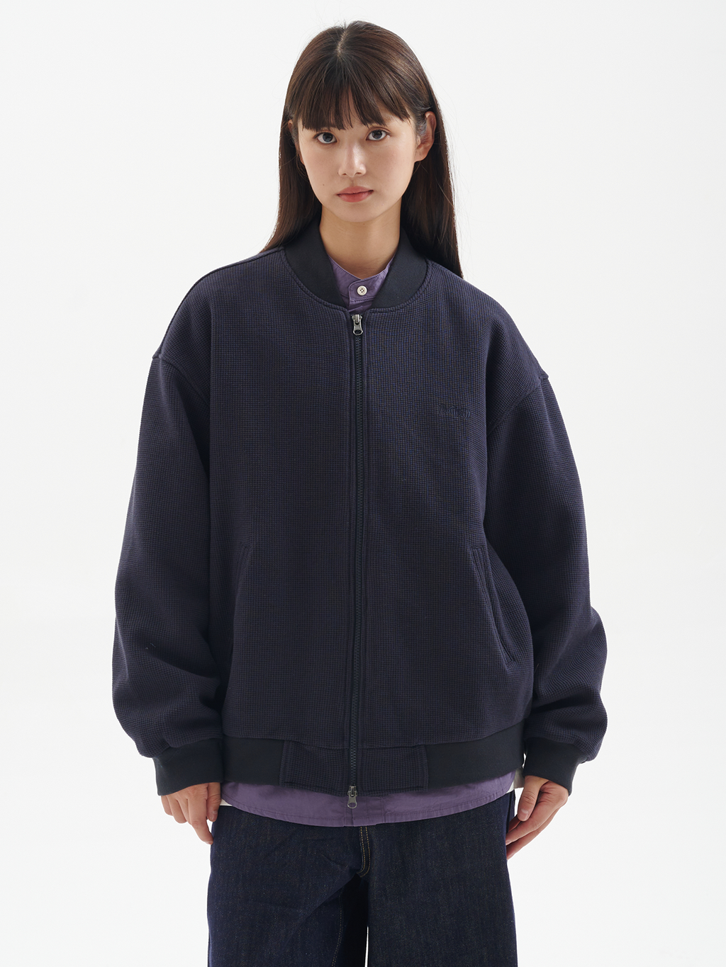BUTTBILL Japanese baseball jersey knitted jacket