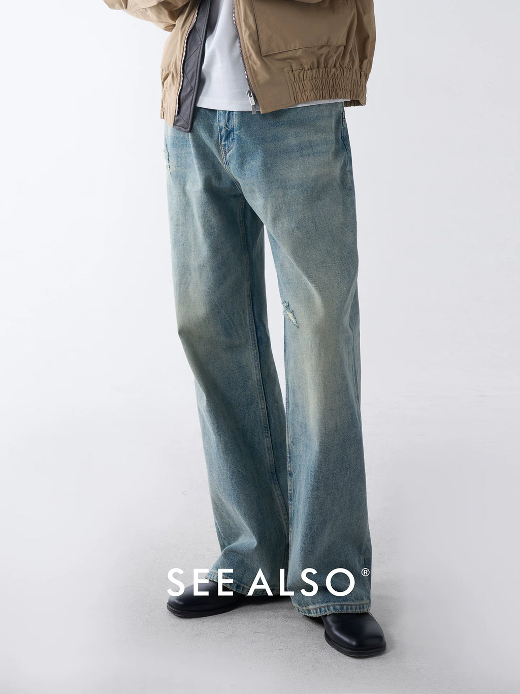 SEE ALSO Vintage Straight Ripped Jeans