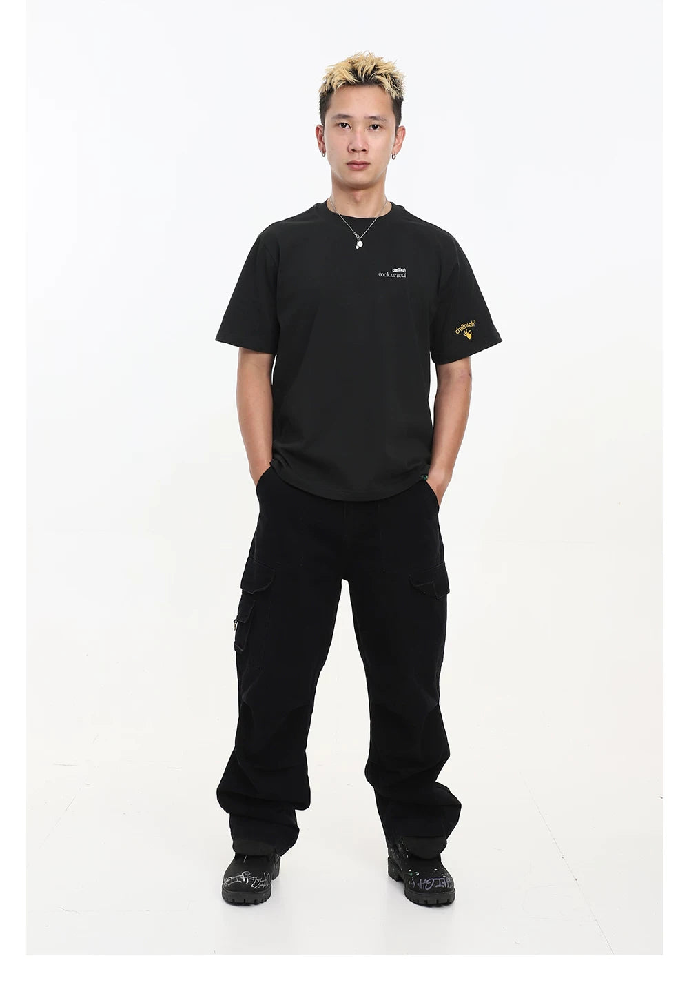 ChillHigh Simple Casual Round Neck Loose Tee