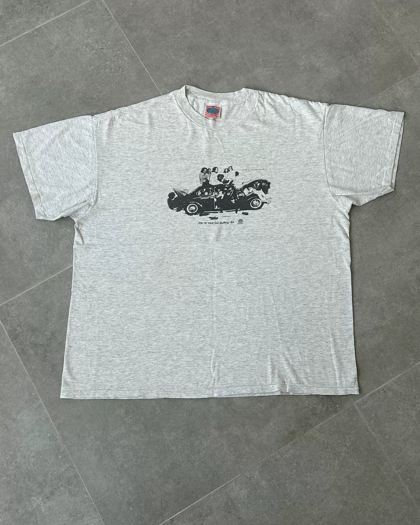 WYB STUDIO | 220g Breathable Vintage Retro Car Graphic Short-Sleeve Tee