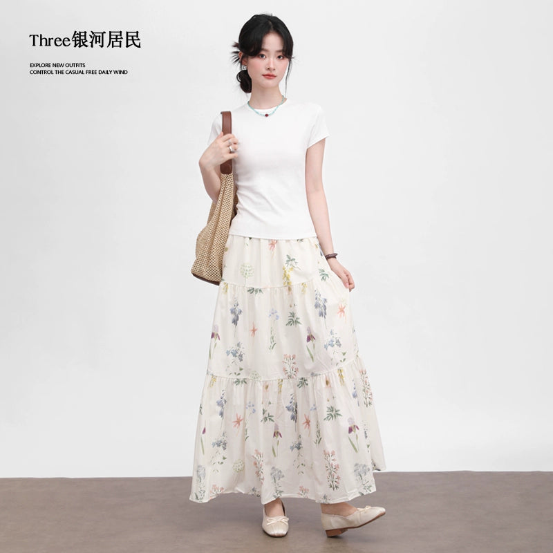Three Gentle Floral Skirts
