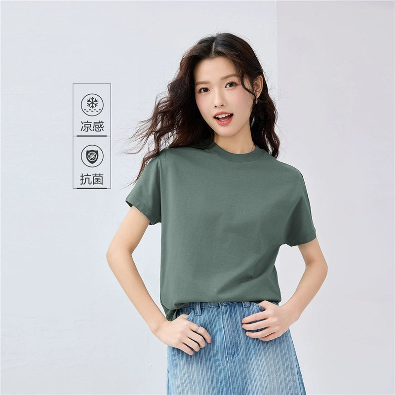 Giordano Cool Small Turtleneck Shoulder Tee