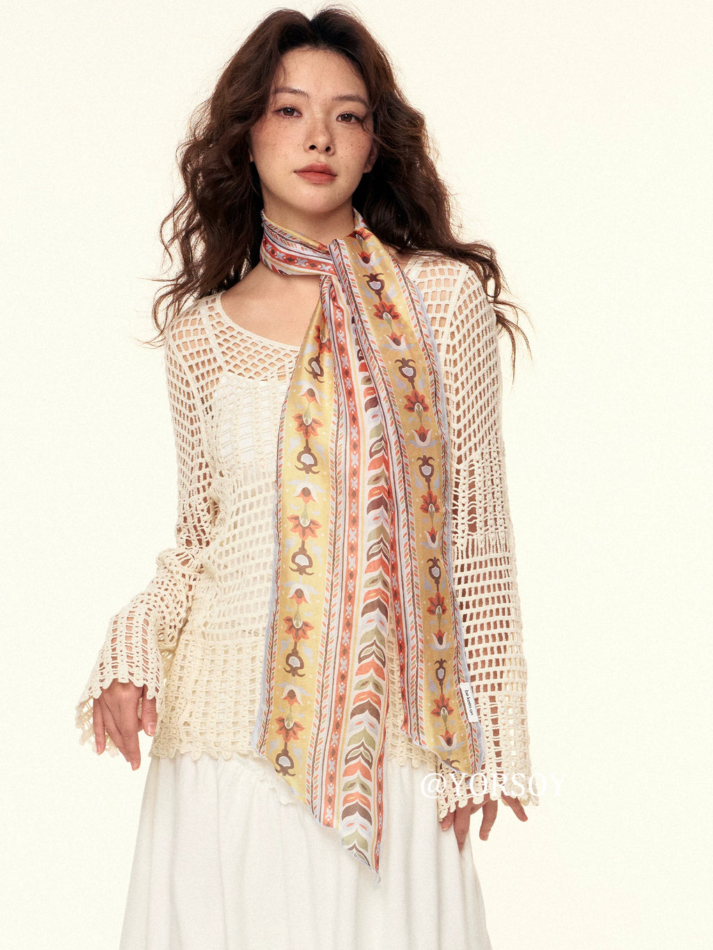 YORSOY Thin Scarf Streamer