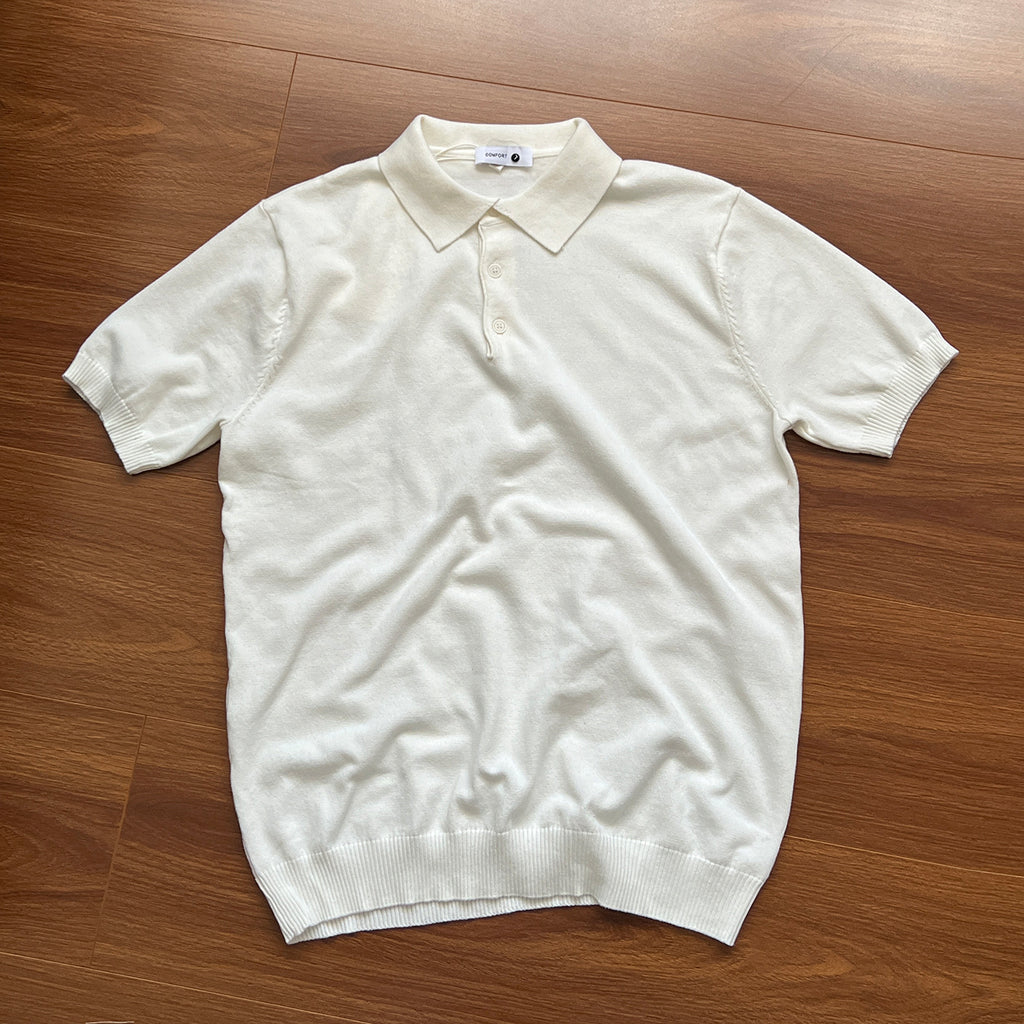 UNF Knitted Casual Polo Shirt