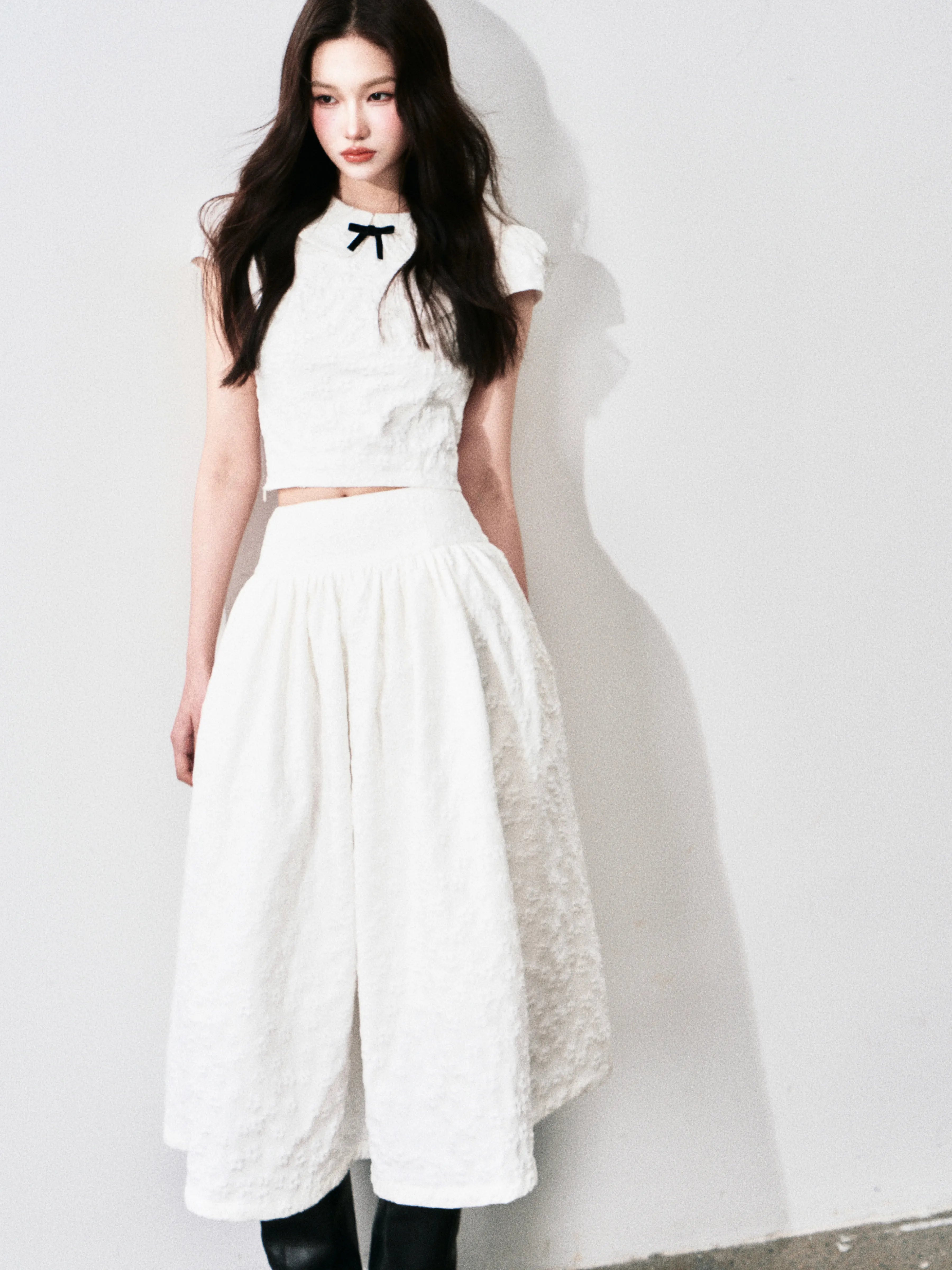 LULUSWINGS Sweet Three-dimensional Jacquard Suit Skirt