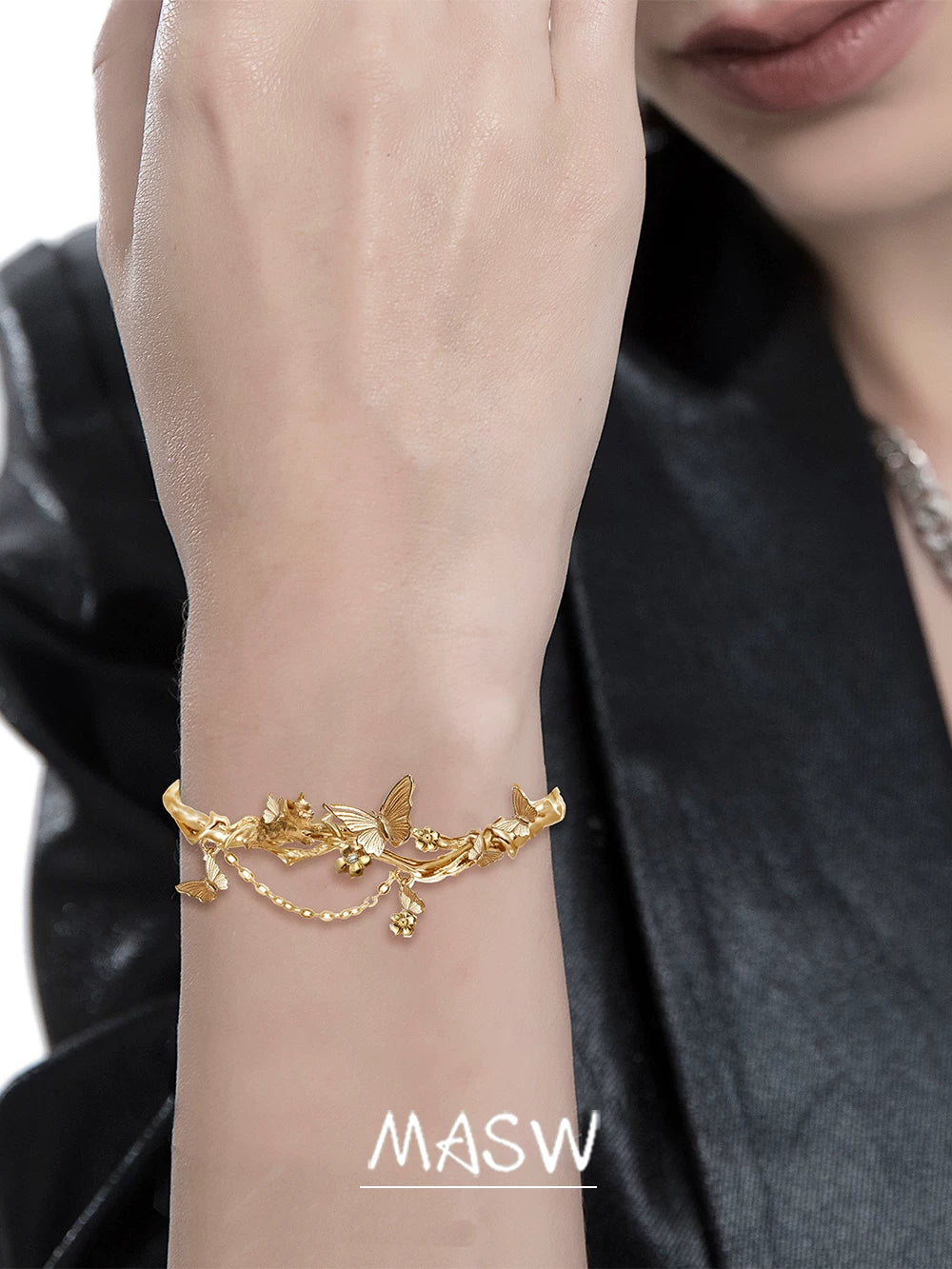 MASW Fashion Bracelet Creative Butterfly Cat Bracelet