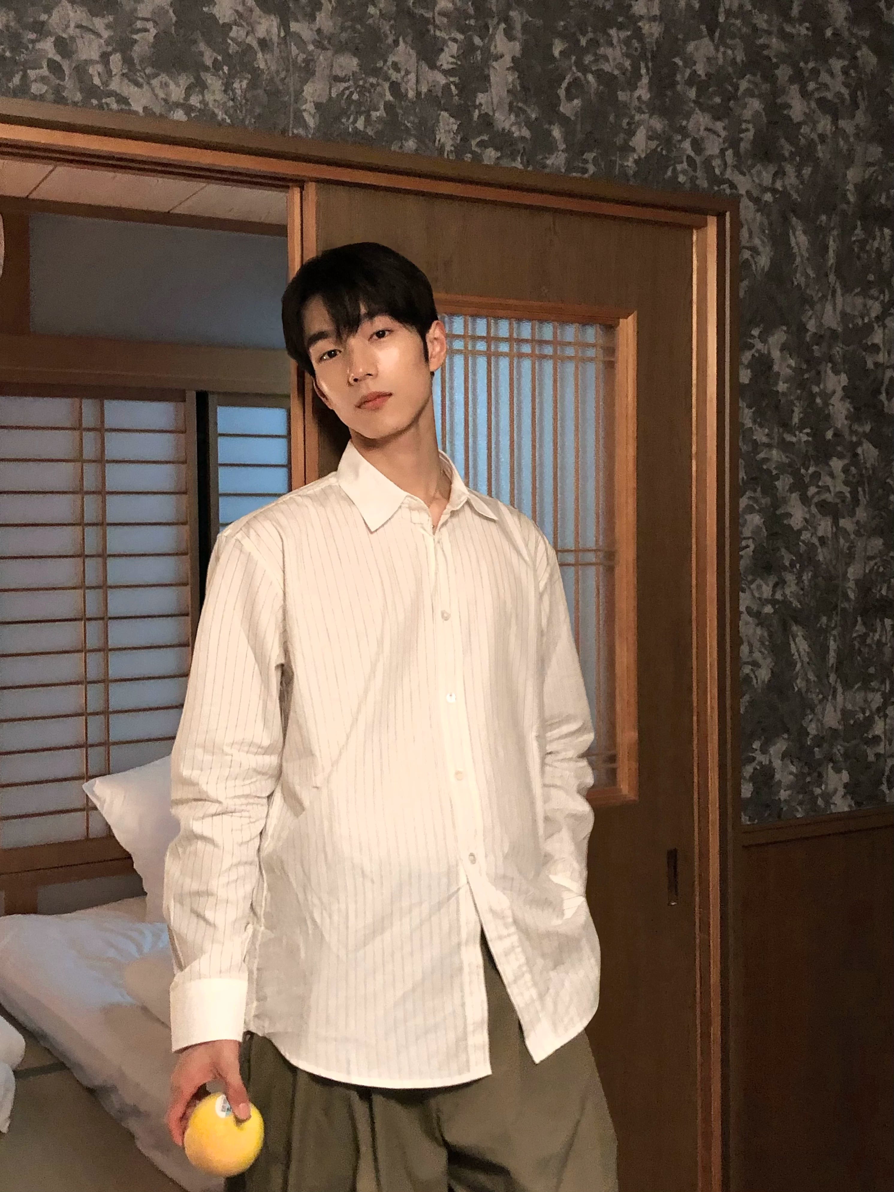 BorrowedProject Striped Loose Long Sleeve Shirt