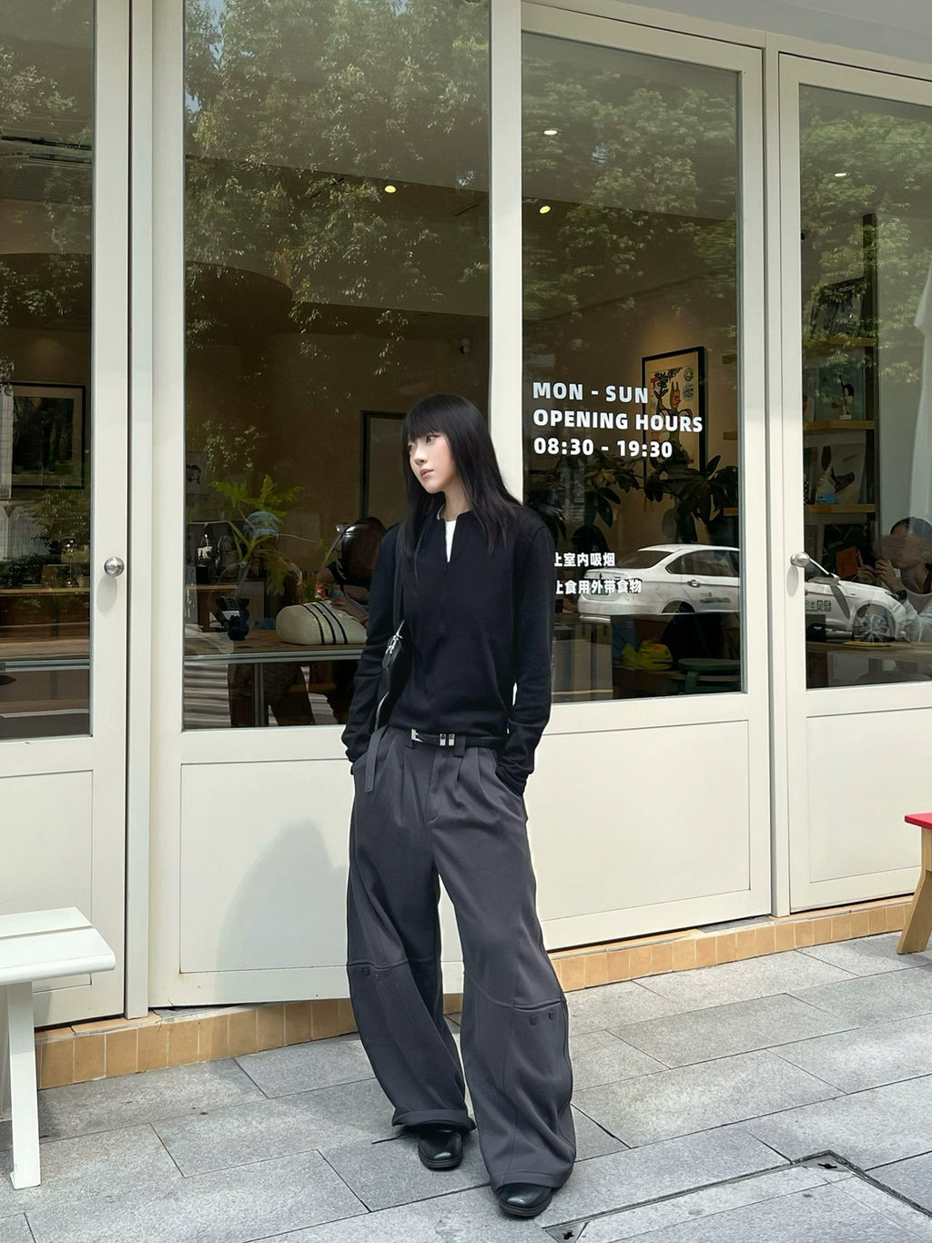 TZ Killer Crop Versatile Loose Pleated Scimitar Pants