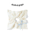 DODOGOGO Polka Dot Bow Square Scarf Hair Band