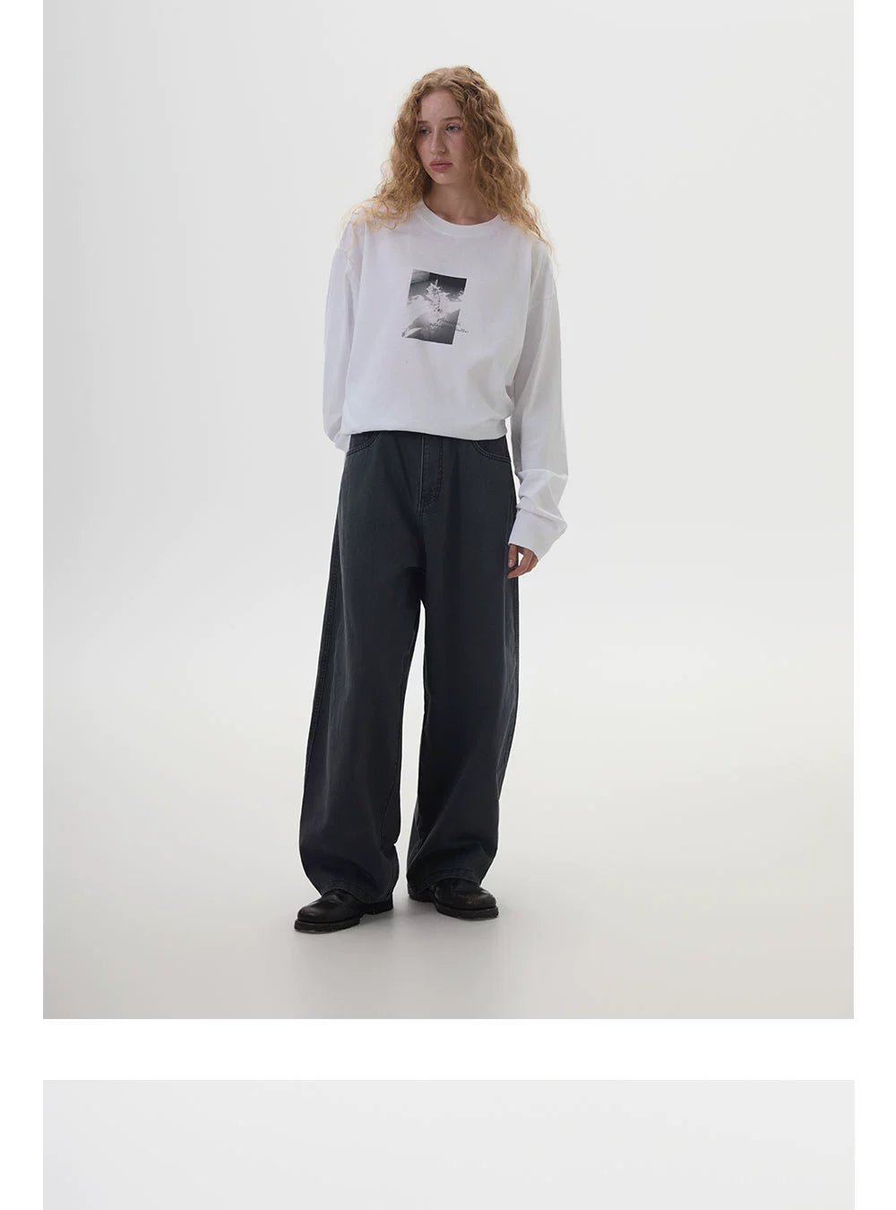Anniehall Casual Digital Printing Long Sleeve