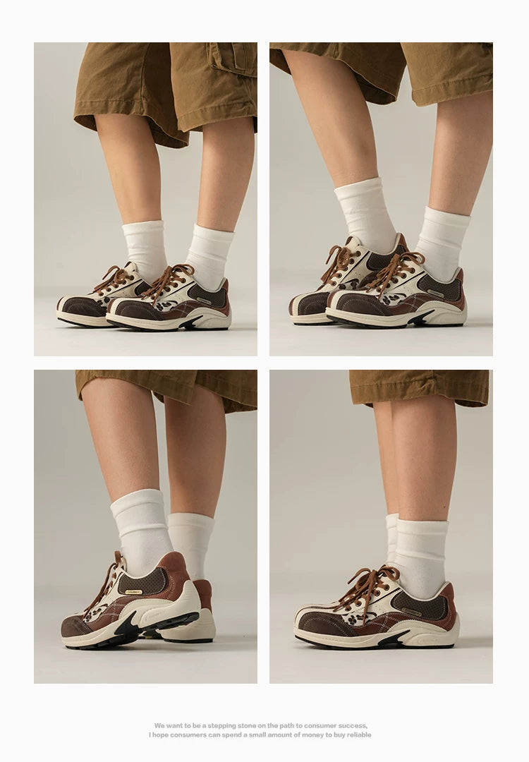 Donkey Contrasting Stitching Sneakers