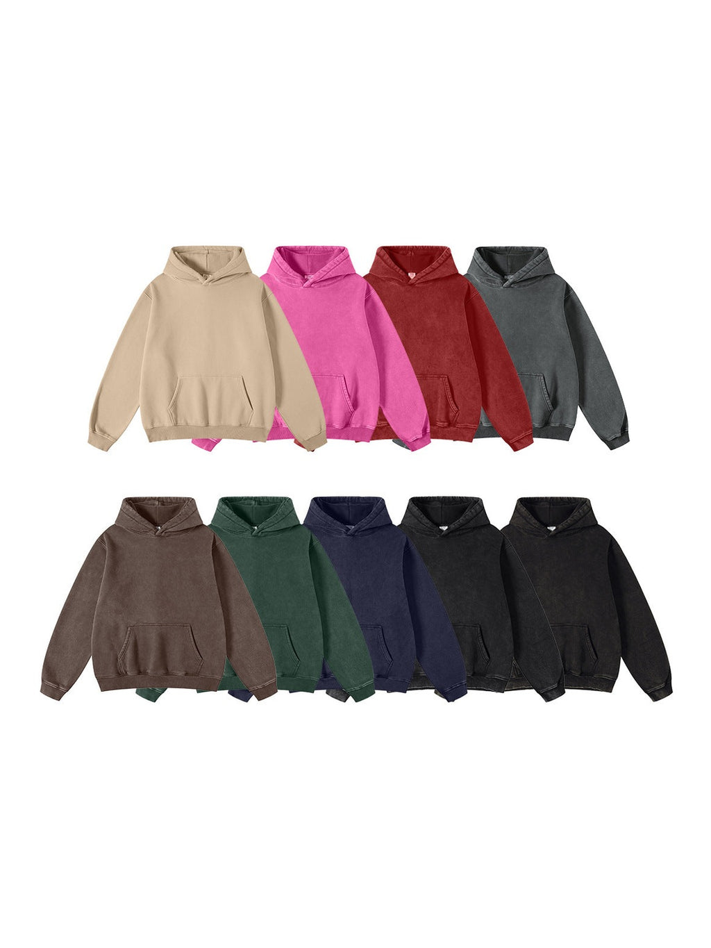 BE Men's Vintage Fleece Hooded Sweater