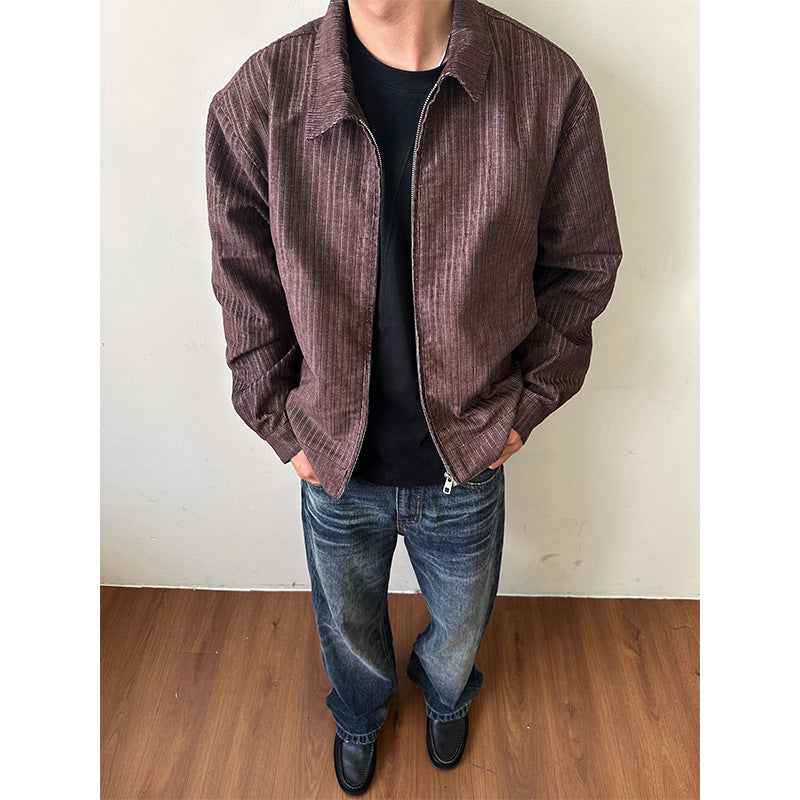 MADEEXTREME Eme Lapel Zipper Jacket