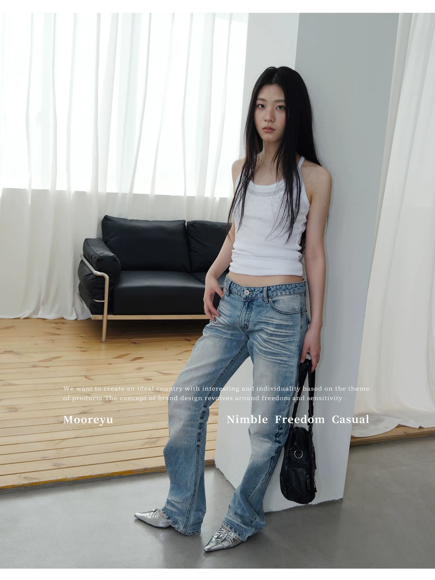 Mooreyu Pointed Belt Buckle Stilettos