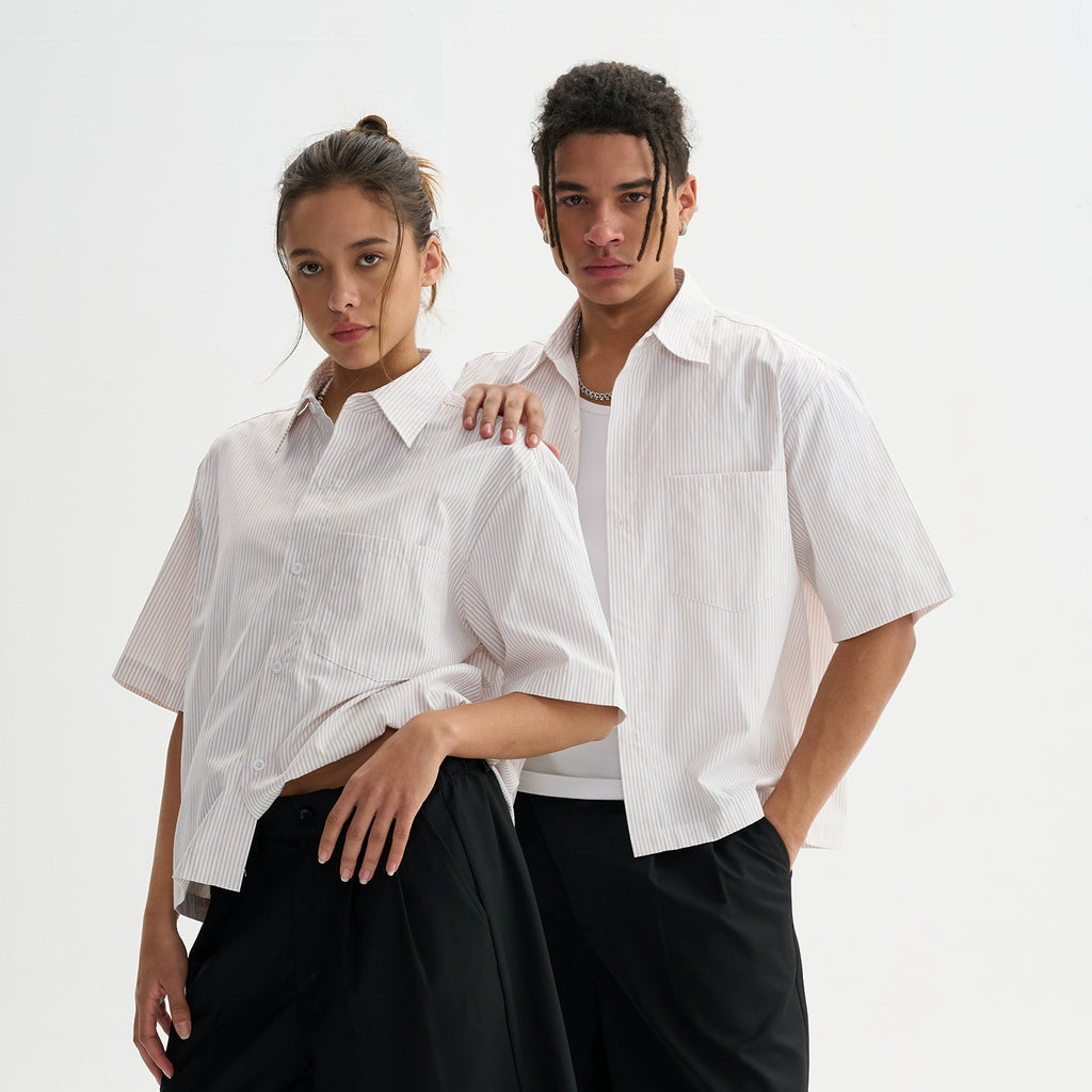 (Clearance) FIVE MEN Loose Short Sleeve Short Shirt