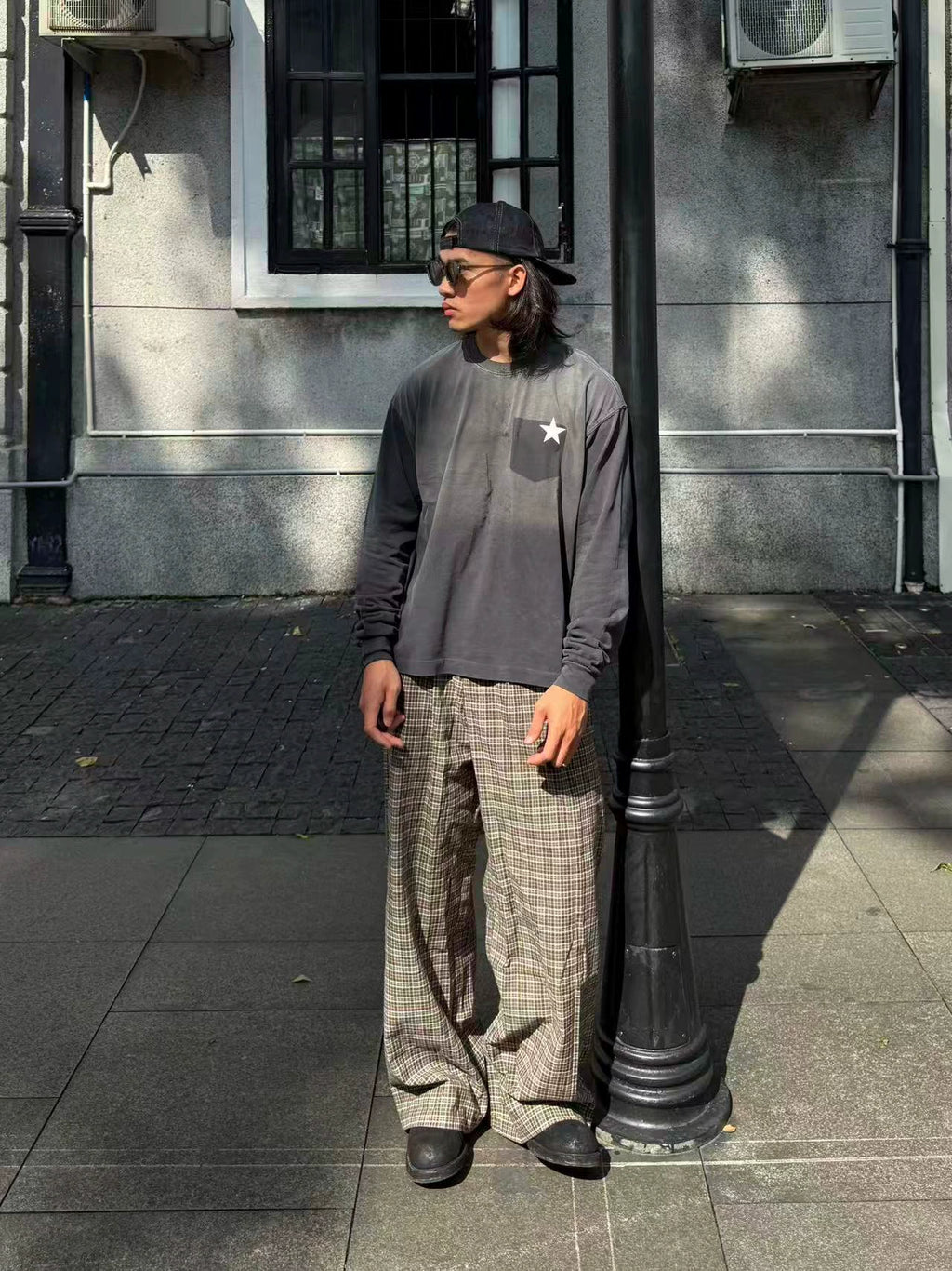 LIBERAFIT Casual Spark Print Long Sleeve