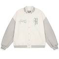 Harshandcruel Vintage Hip Hop Embroidered Baseball Jacket