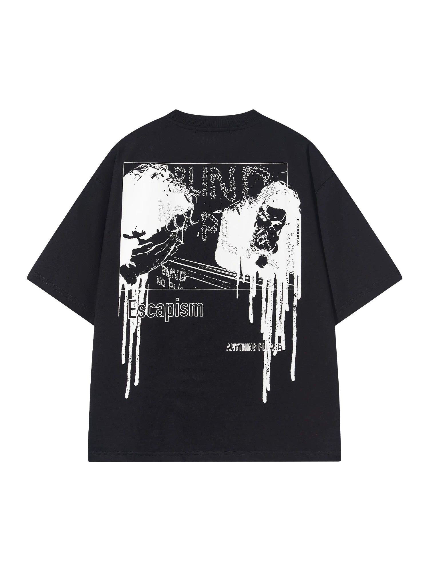 BLINDNOPLAN Loose Graffiti Print Tee