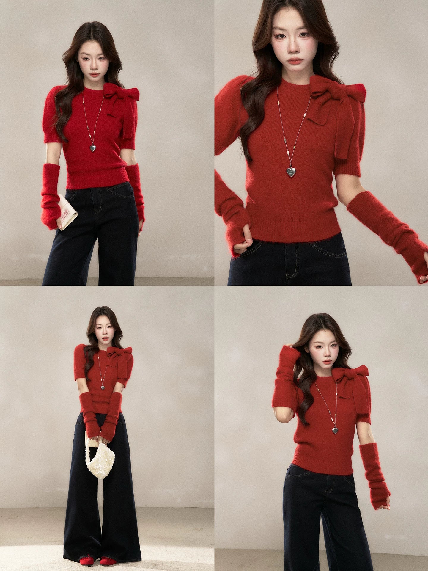 Wildberry Crew Neck Bow Sweater