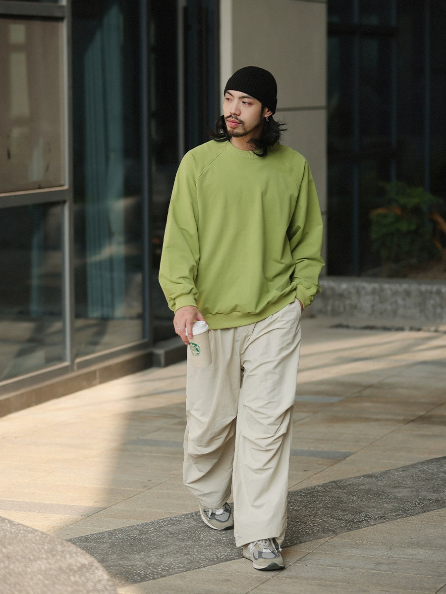 NOEARS Threaded Stitching Embroidered Sweater