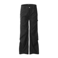 11KN American Retro Pleated Straight Leg Trousers