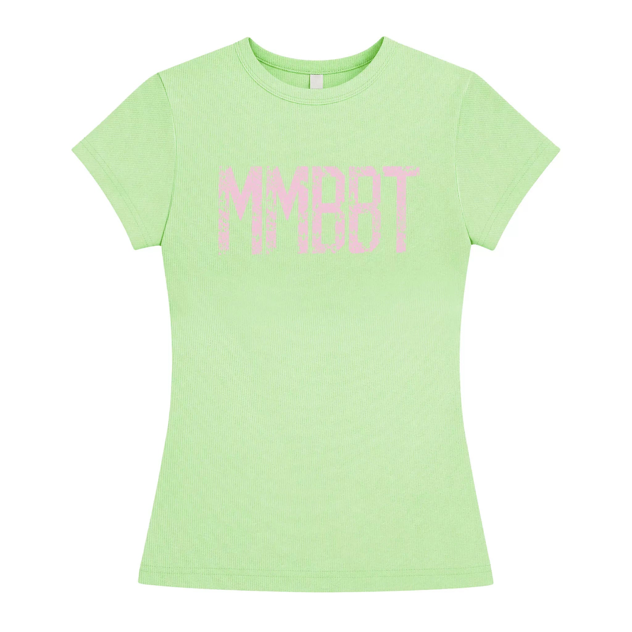 MMBBT Letter Double-sided Printed Slim Tee