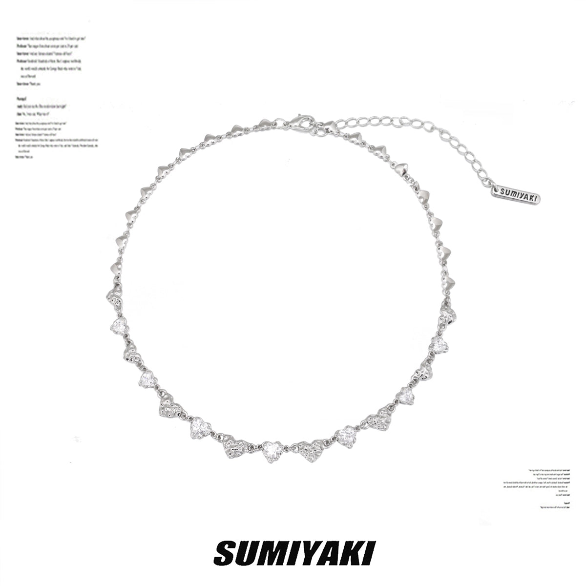 SUMIYAKI Love Neutral Wind Niche Necklace