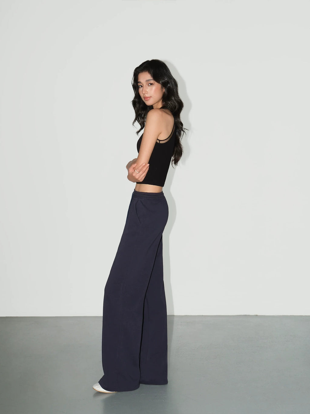 NEVA HU Low Waist Drawstring Loose Sweatpants