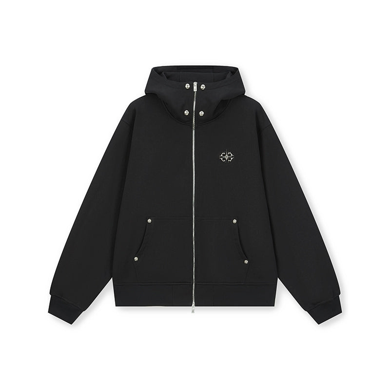 DICETINY Loose Casual Knitted Printed Cardigan Jacket