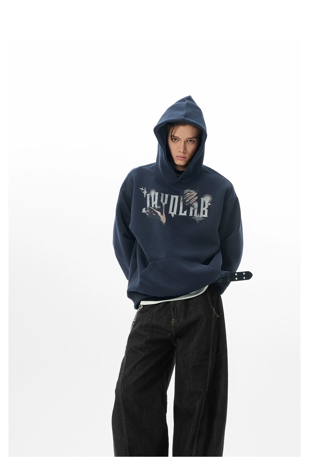 JHYQ Star Bead Gesture Printed Sweater