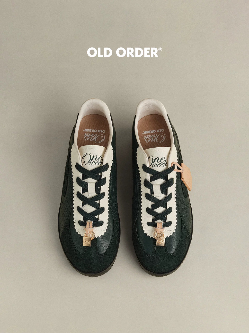 OLDORDER Vintage Thin-soled Round Head Casual Flat Shoes