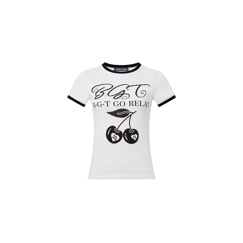 BGT Cherry Contrasting Tee