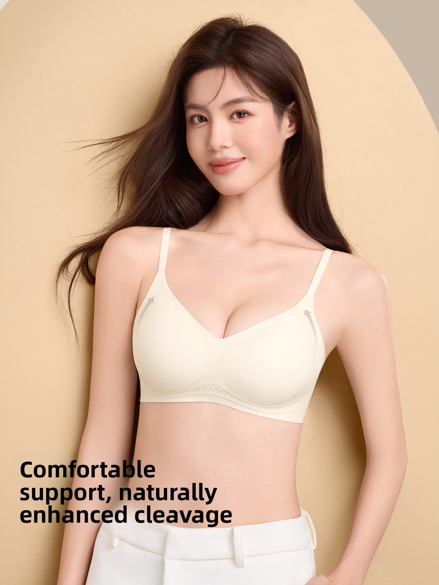 SecretWorld Traceless Breathable Thin Shoulder Strap Bra Cover