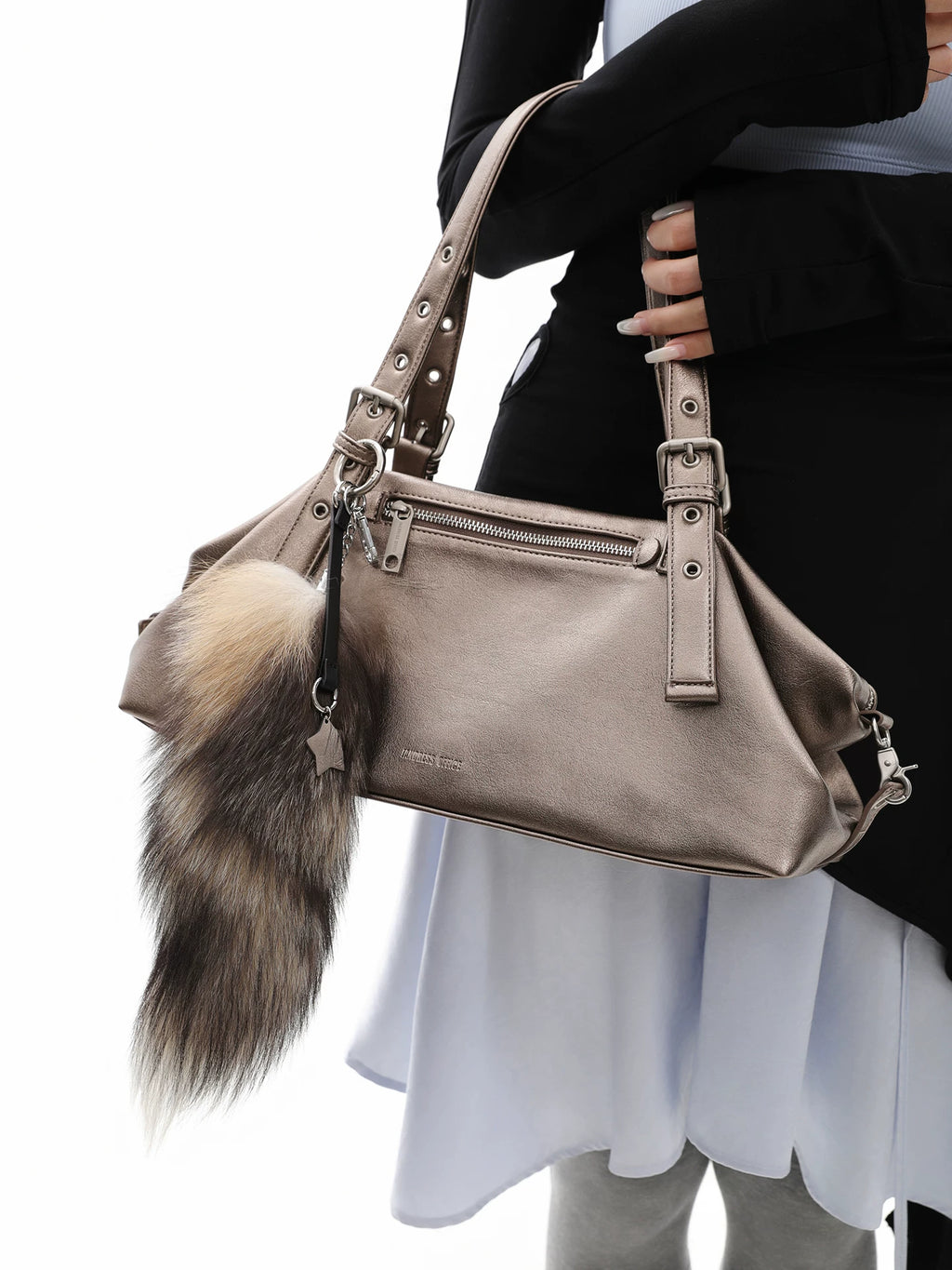 JANDRESS Casual Soft Leather Shoulder Armpit Bag