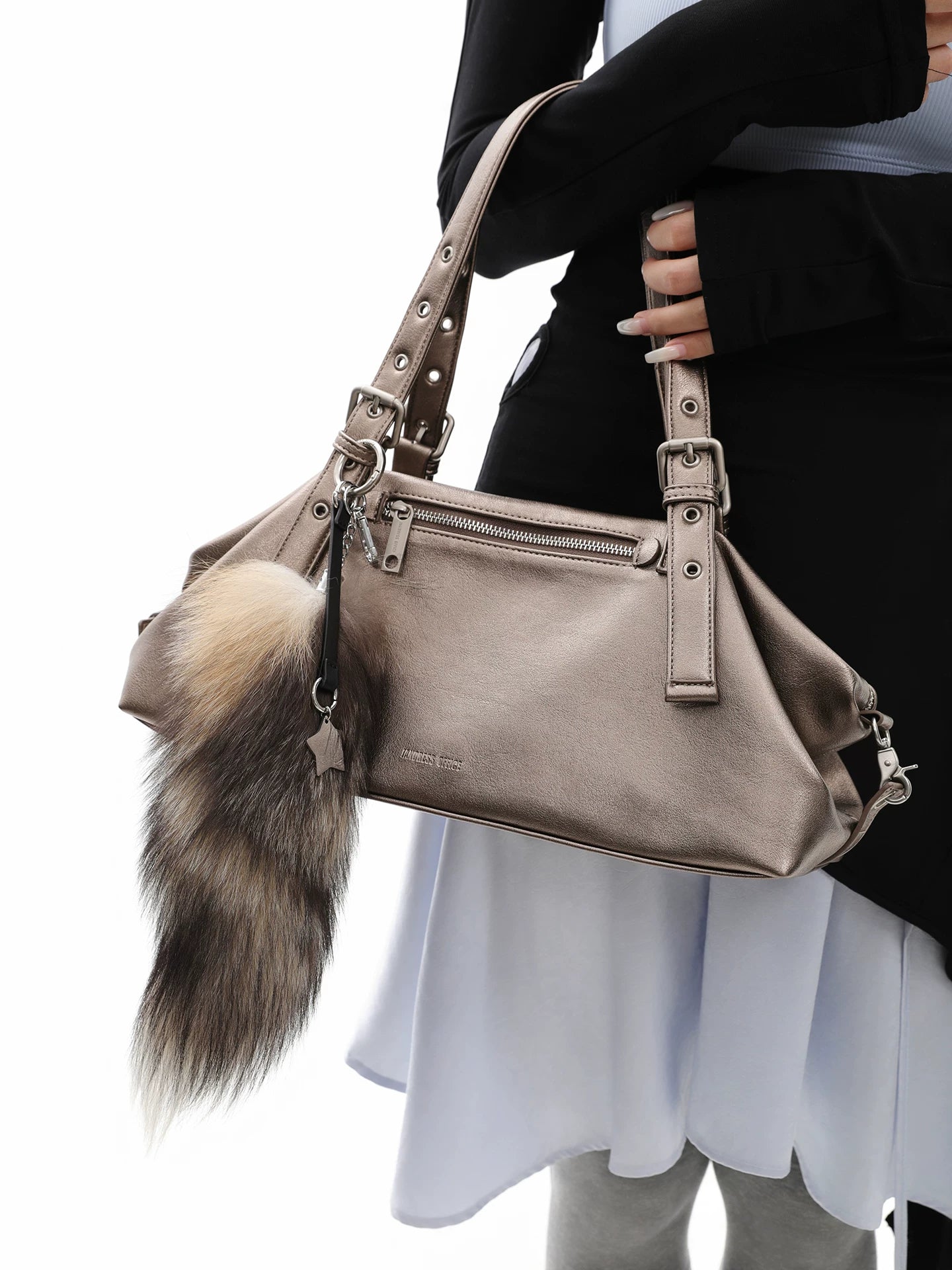 JANDRESS Casual Soft Leather Shoulder Armpit Bag