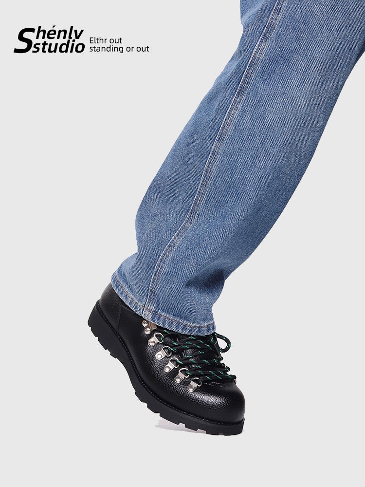SHENLV STUDIO mountaineering derby shoes
