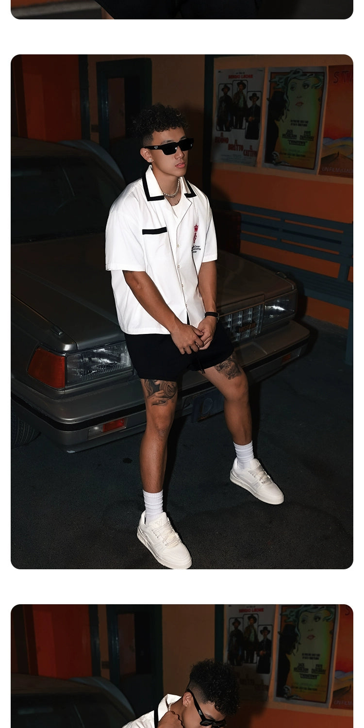 OOTC Cuban Collar Casual Shirt