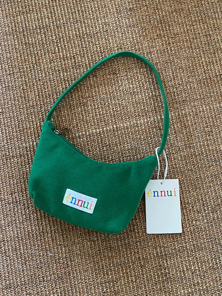 ENNUI Square Vintage Zipper Handheld Underarm Bag