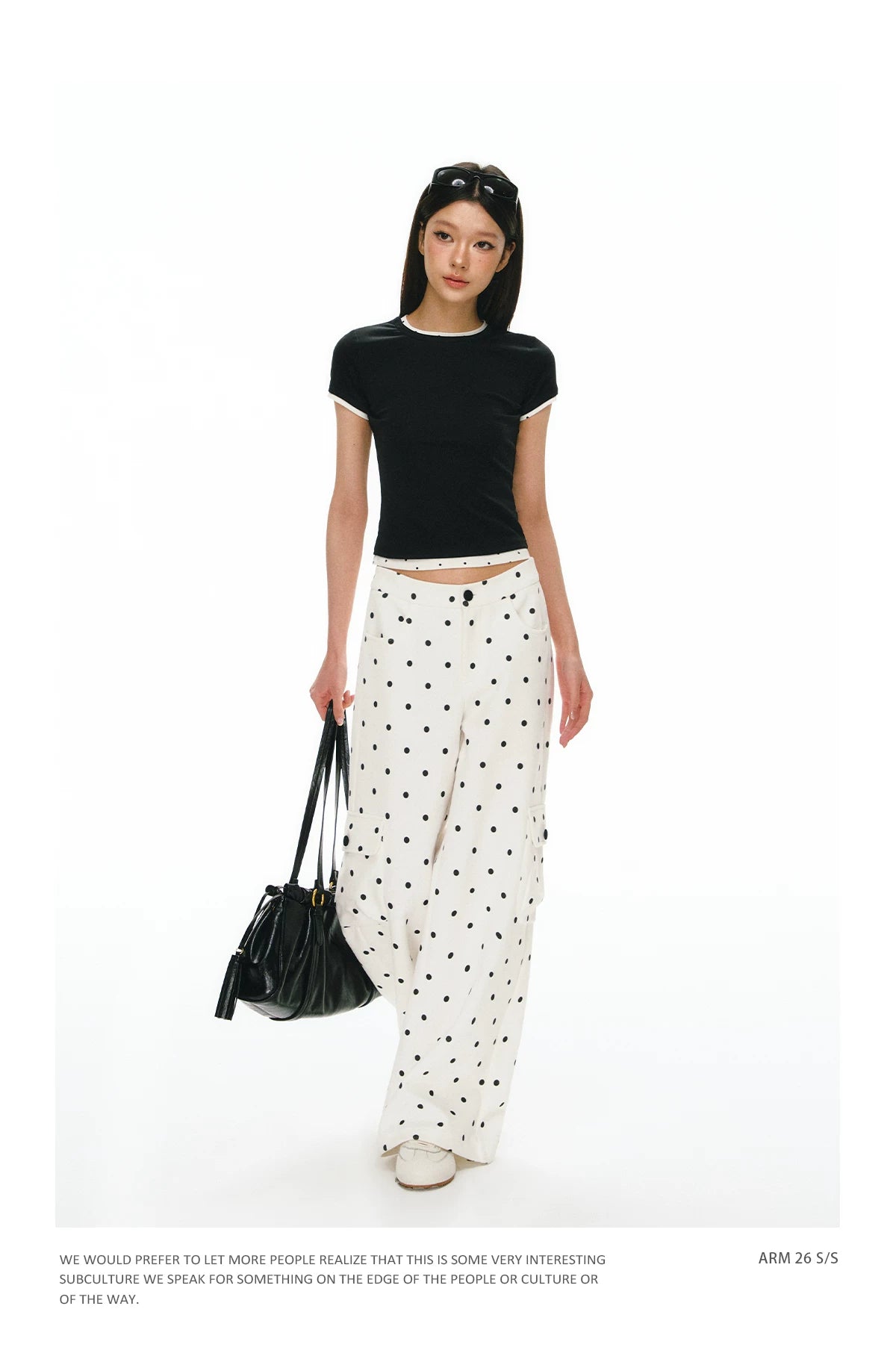 Ariseism Polka-dot Slacks