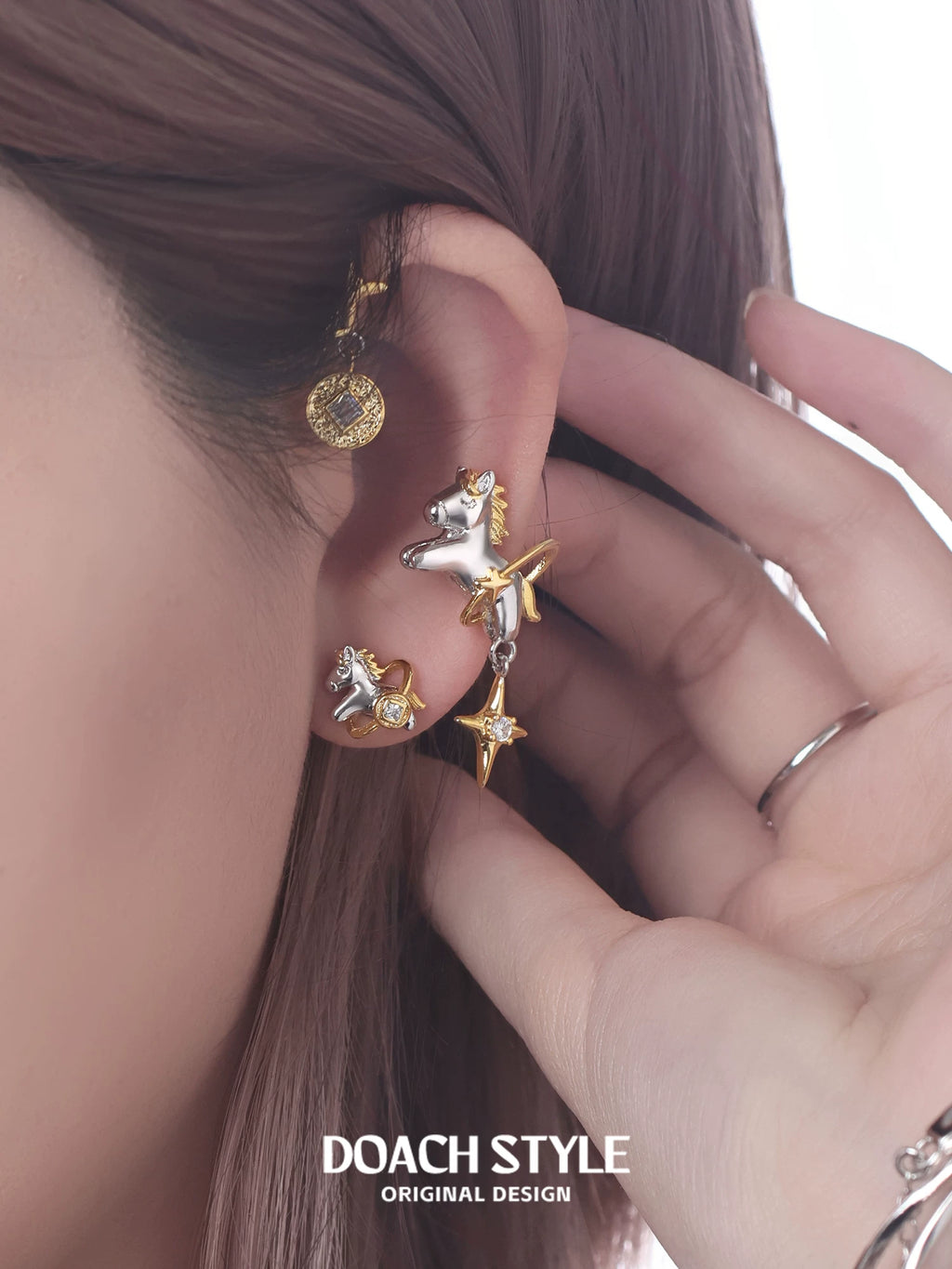 DOACH Has Money Right Away, No Ear Piercings, Ear Clips, Earrings