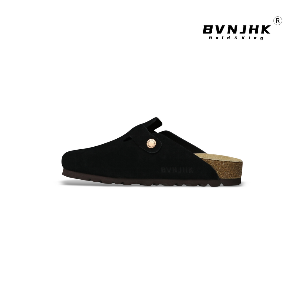 OQ X BVNJHK Suede Clogs