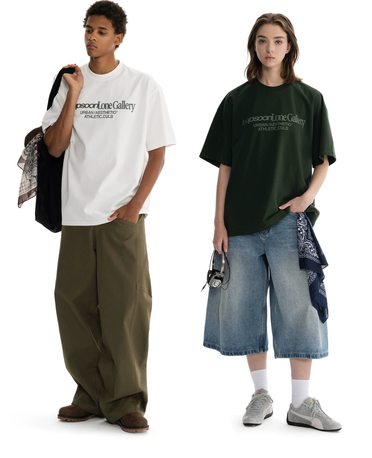 Loopsoon Creative LOGO Profile Commuter Tee